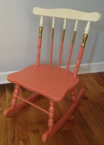 Better Remade I Block painted rocking chair
