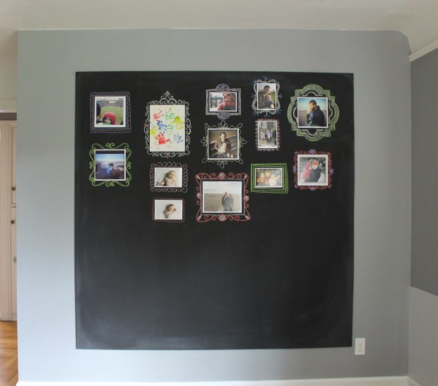 Better Remade | chalkboard gallery wall
