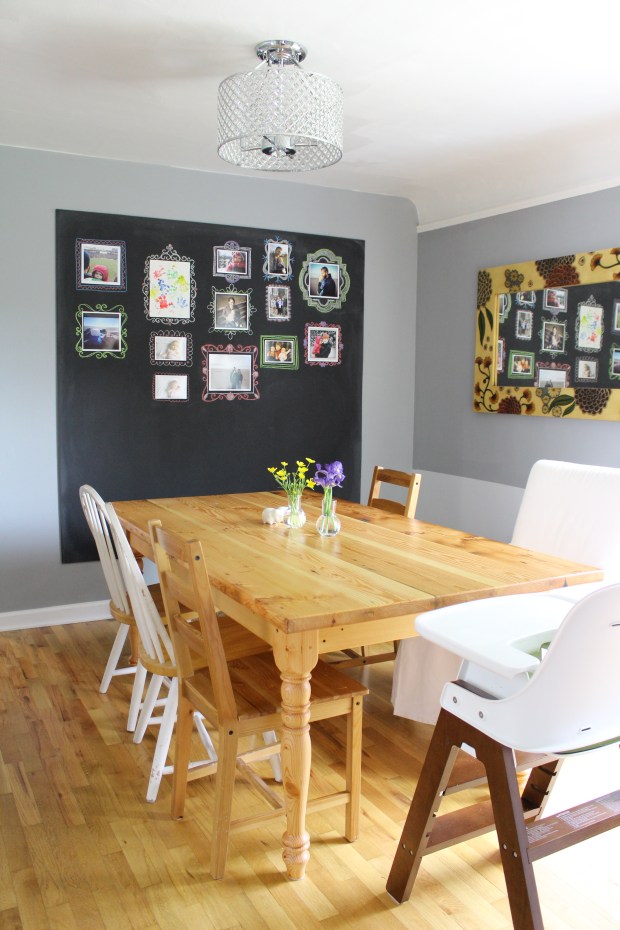 Better Remade | chalkboard gallery wall